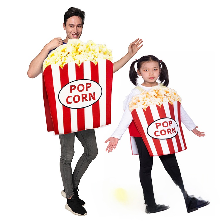 Ethnic Theme For Fashion Show - Halloween Carnival Popcorn Themed Adult Parent-Child