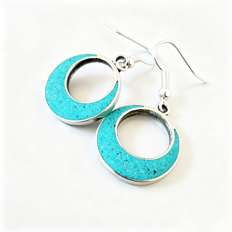 Ethnic Fashion Com - Ethnic Vintage Earring Circle Charm Earrings