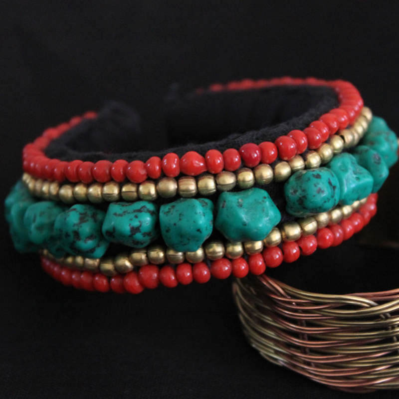Tibetan Ethnic Handmade Bangle - Ethnic Fashion Com 评论和价格
