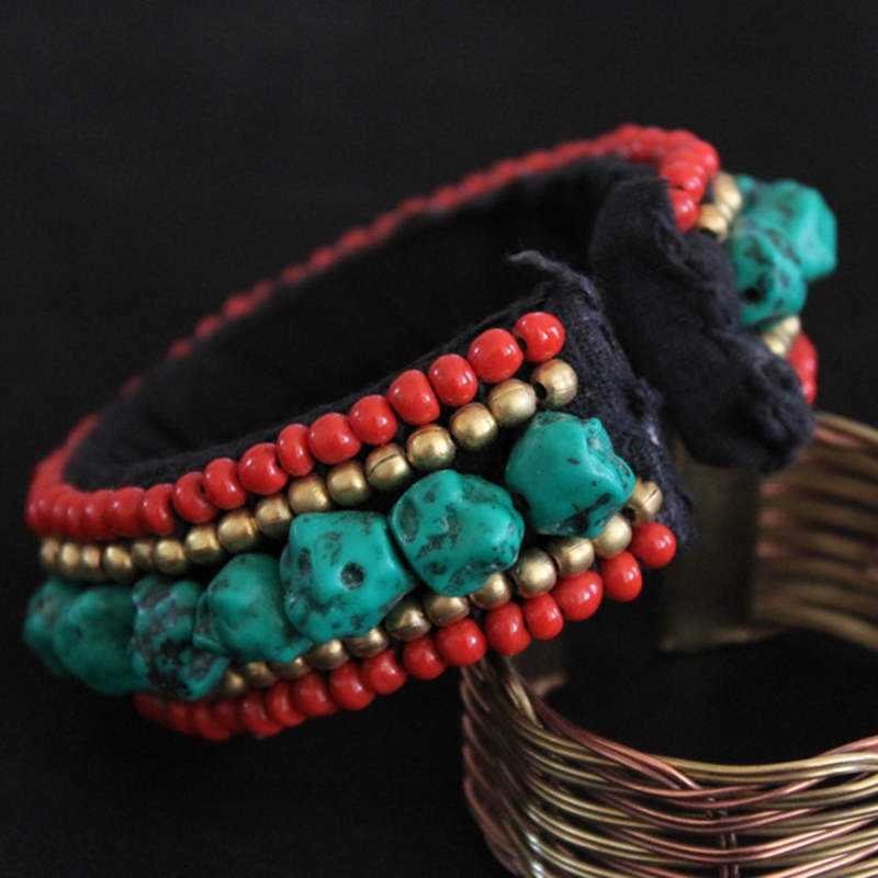 Tibetan Ethnic Handmade Bangle - Ethnic Fashion Com 评论和价格