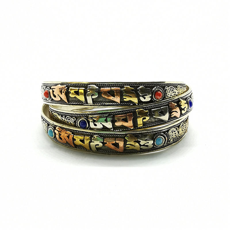 Tibetan Mantras Amulet Open Cu - Ethnic Fashion Com 评论和价格