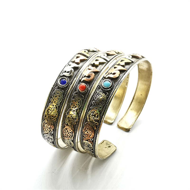 Tibetan Mantras Amulet Open Cu - Ethnic Fashion Com 评论和价格