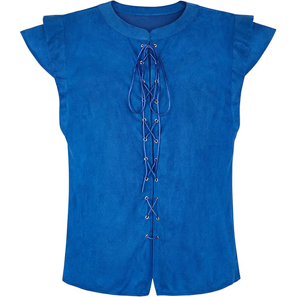 Viking Pirate Play Suede T-Shi - Ethnic Wear 评论和价格