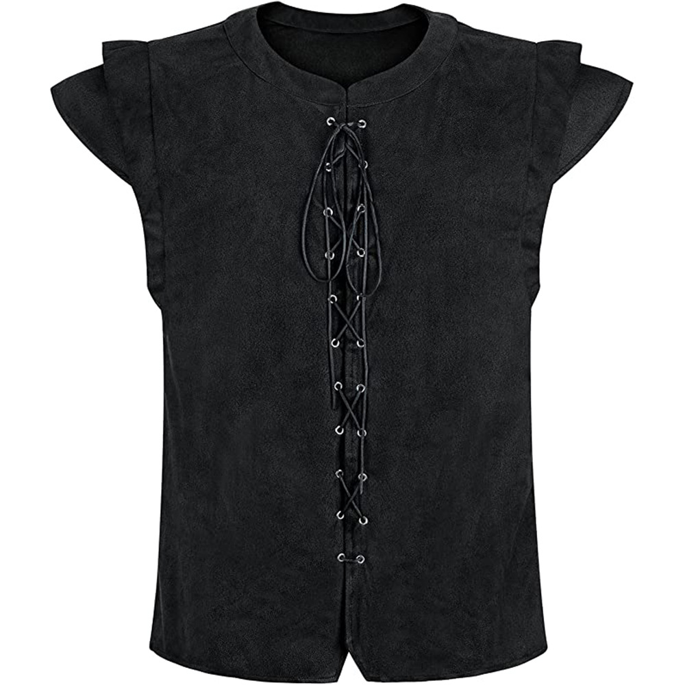 Viking Pirate Play Suede T-Shi - Ethnic Wear 评论和价格