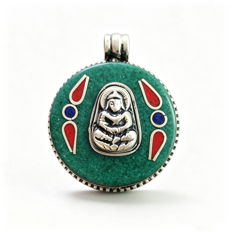 Tibetan Buddha Amulet Pendants - Ethnic Fashion Com 评论和价格