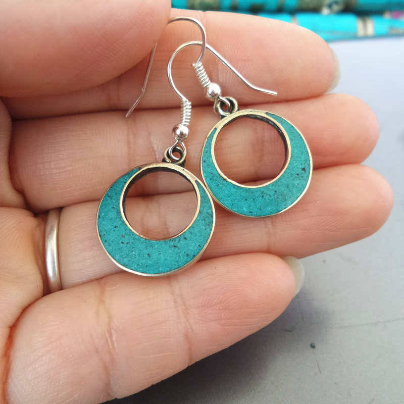 Ethnic Vintage Earring Circle  - Ethnic Fashion Com 评论和价格