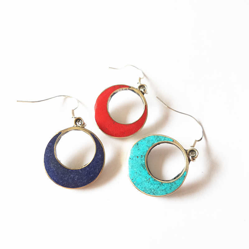 Ethnic Vintage Earring Circle  - Ethnic Fashion Com 评论和价格