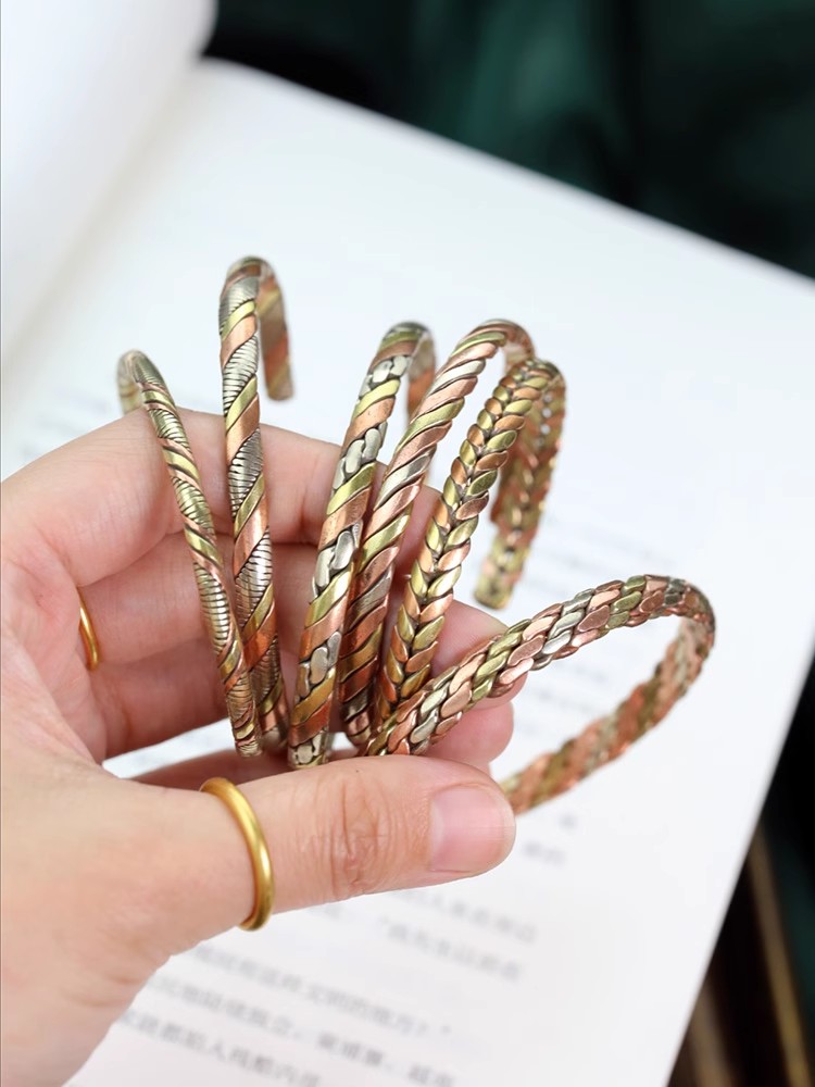 Indian Jewelry Red Copper Wrap - Ethnic Fashion Com 评论和价格