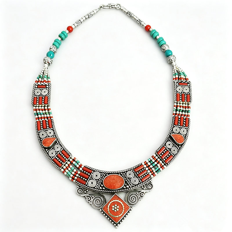 BOHO Vintage Necklaces Collect - Ethnic Fashion Com 评论和价格