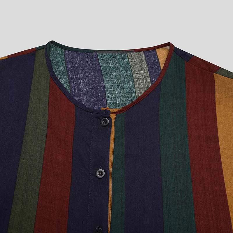 Printed Long Mens Shirt with a - Ethnic Wear Men'S Fashion 评论和价格