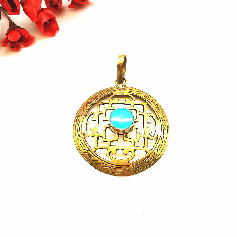 Tibetan Jewelry Mandala Holly  - Ethnic Fashion Com 评论和价格