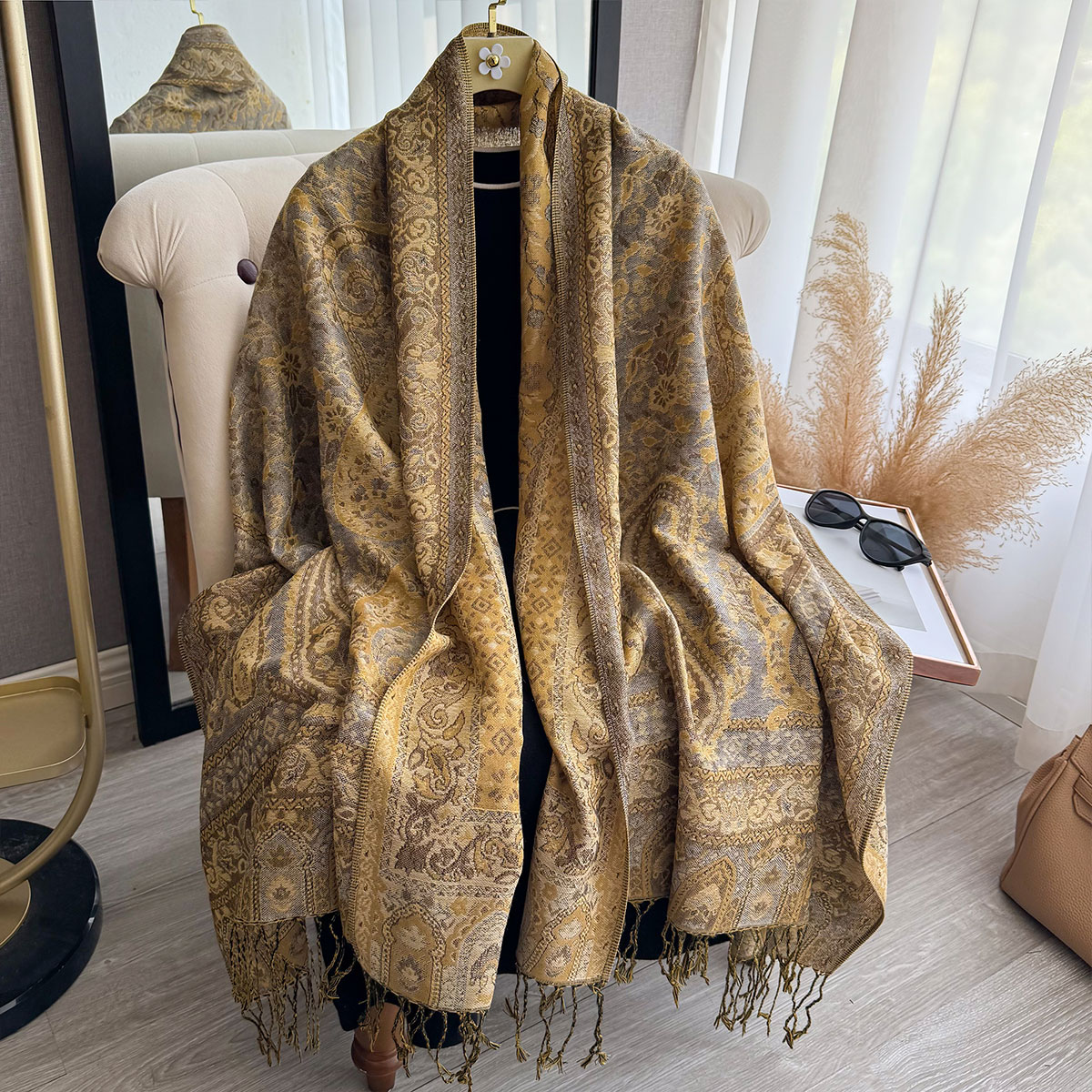 2025 Tassel Blanket Design Eth - New Ethnic Fashion 评论和价格