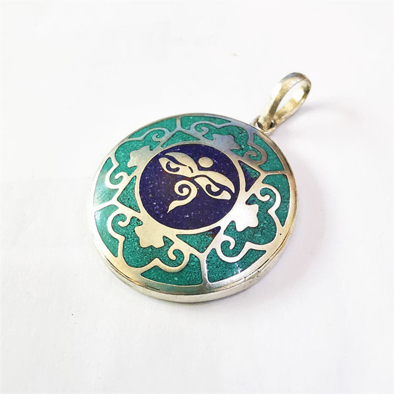 Tibetan White Metal Copper Man - Ethnic Fashion Com 评论和价格