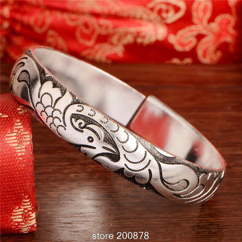 Tibetan Bangles Phenxi Totem O - Ethnic Fashion Com 评论和价格