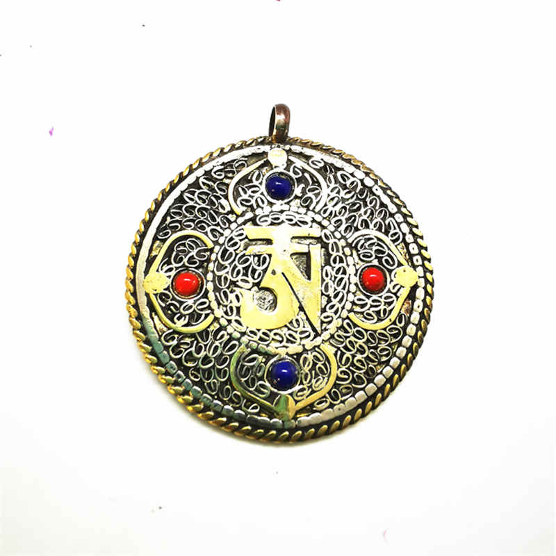 Tibet OM Amulet Pendants Tibet - Ethnic Fashion Com 评论和价格