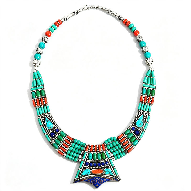 BOHO Vintage Necklaces Collect - Ethnic Fashion Com 评论和价格