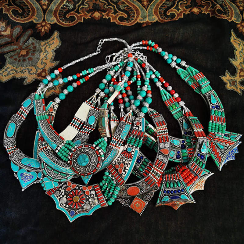BOHO Vintage Necklaces Collect - Ethnic Fashion Com 评论和价格