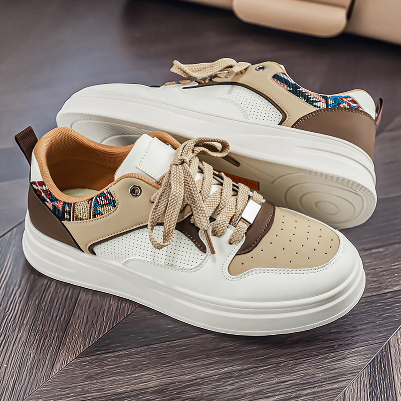 Men's White Platform Skate Sho - Ethnic Wear Men'S Fashion 评论和价格